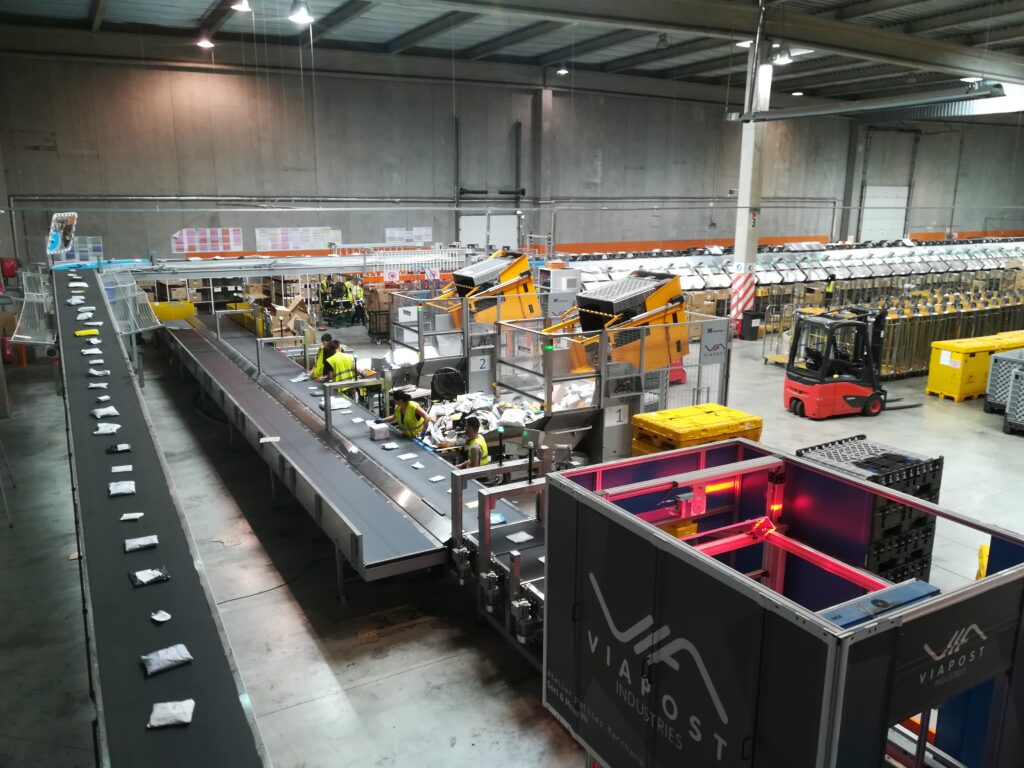 drop pocket sorting machine