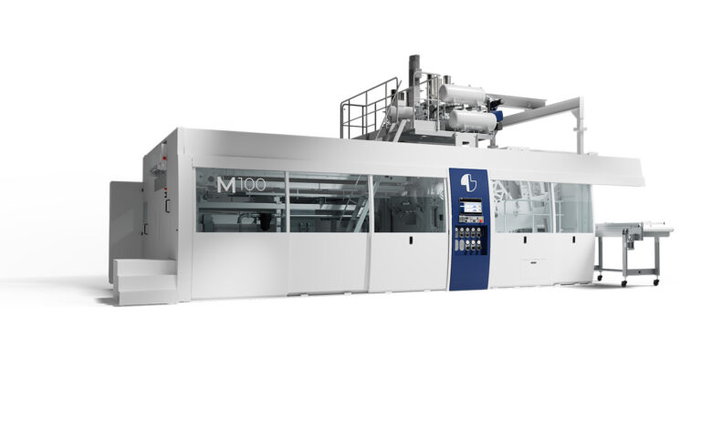 Gabler M-Line tilt bed thermoforming machine
