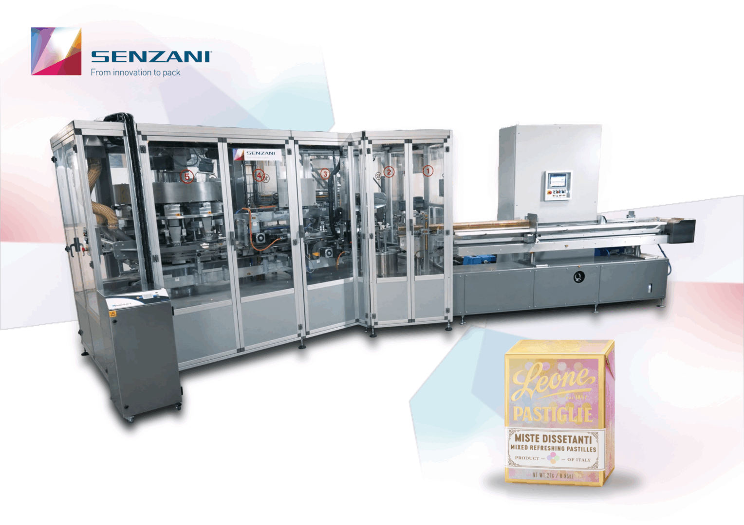 Cartoning solution confectionery